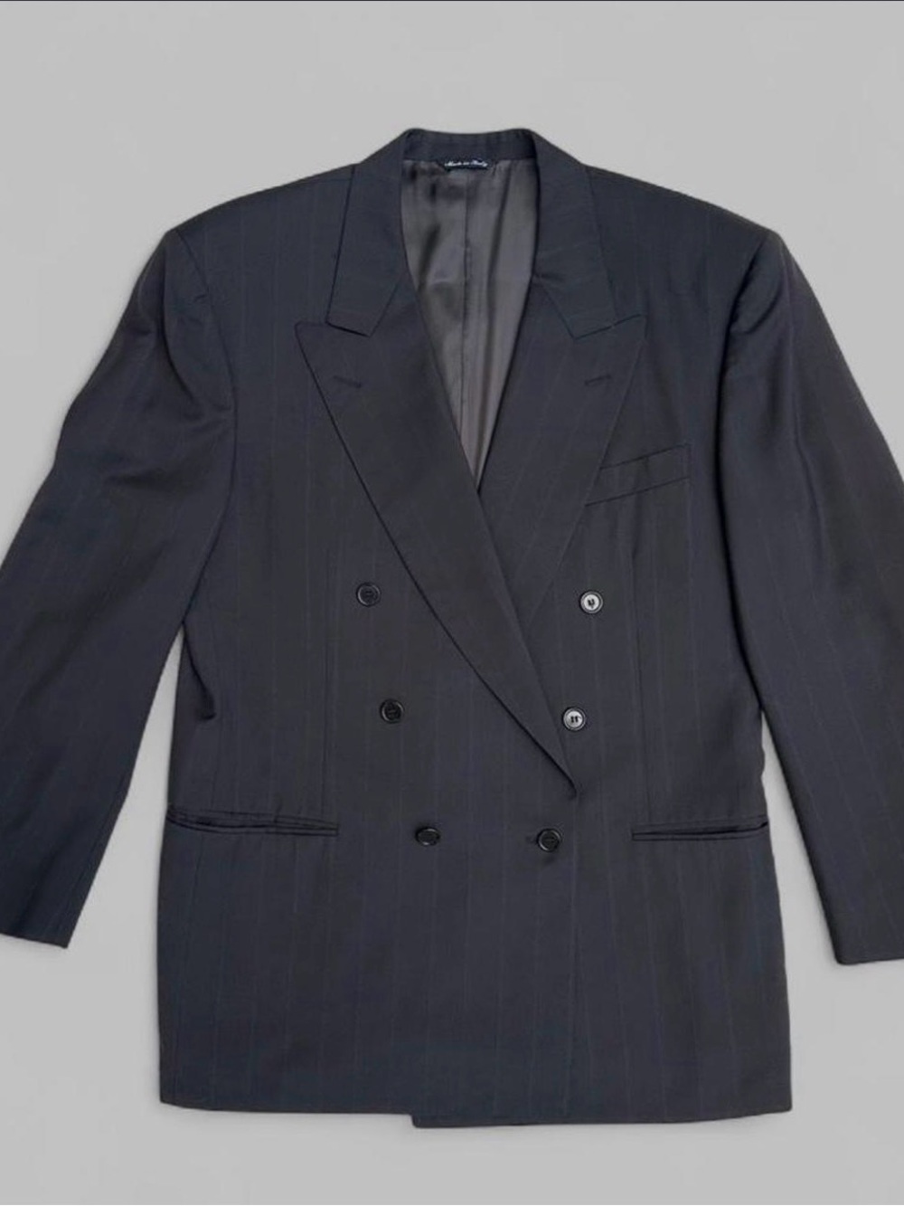 Canali Milano Double-Breasted Pinstripe Blazer - 42R